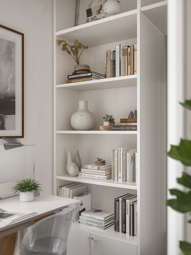 Bookshelf White: 3 Ultimate Steps For An Amazing Storage Solution 2 bookshelf white in action