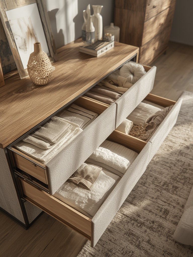 dresser organizer in action