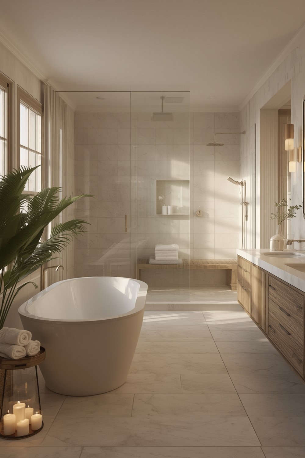 spa bathroom features - Illustration 1