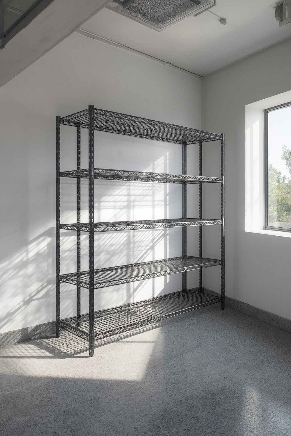 wire shelving product view