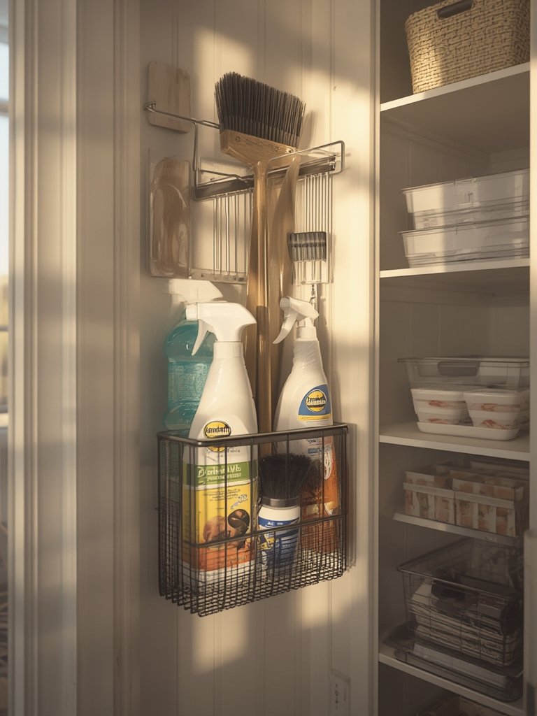 organizing caddy in action